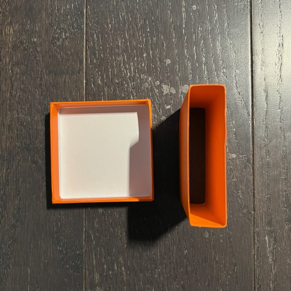 Hermes small empty box jewelry case decoration storage orange - Picture 9 of 9